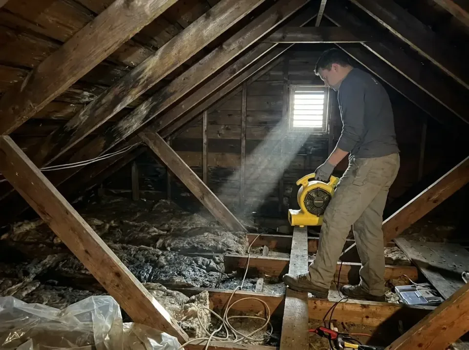 attic-water-damage-drying-proc-007 — frequently asked questions, Emergency Water Extraction & 24/7 Flood Response in Oradell…